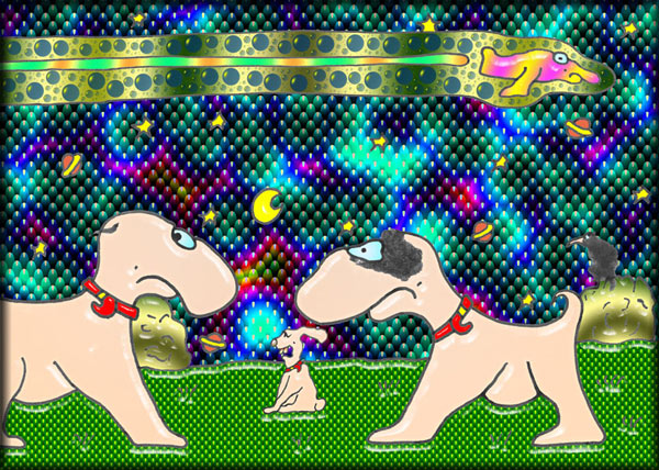 ... sie sagt, sie ...