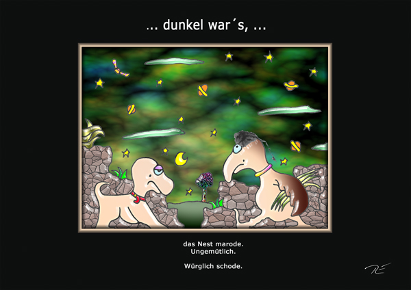 ... dunkel war´s, ...