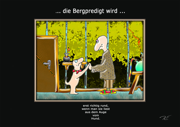 ... die Bergpredigt wird ...