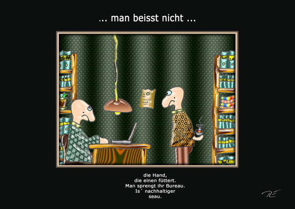 ... man beisst nicht ...