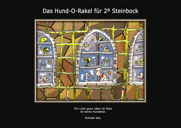 ... das hund-o-rakel ...