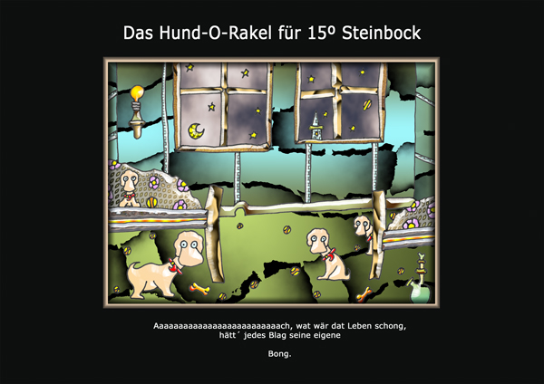 ... das hund-o-rakel ...