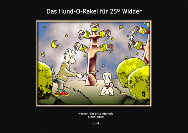 ... das hund-o-rakel ...