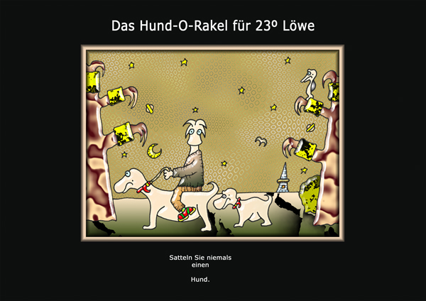 ... das hund-o-rakel ...